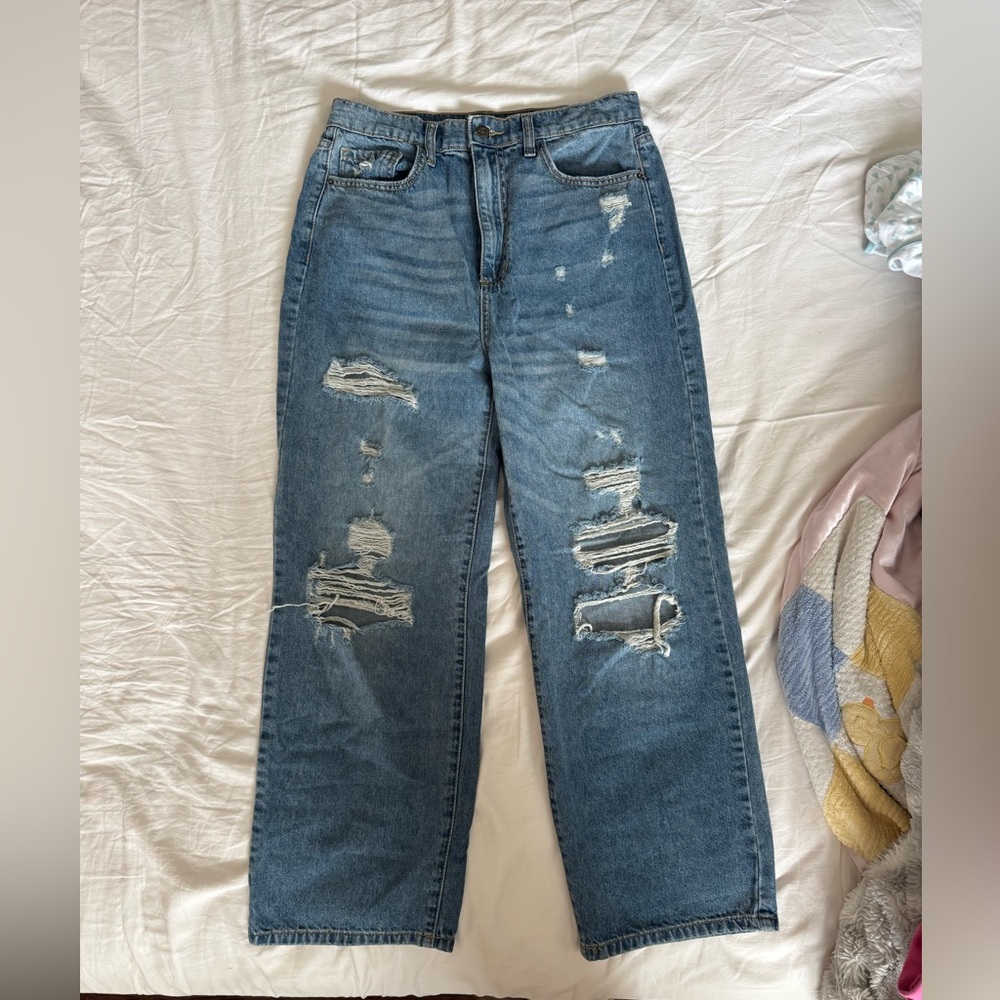 Sneak Peek Distressed Blue Jeans